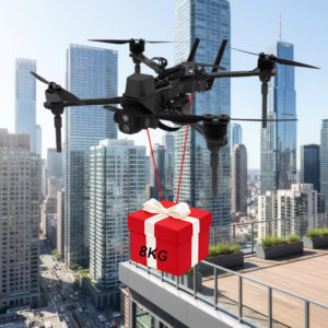 Z15D Professional-Grade 15-Inch Drone | 8 kg Payload | Max Flight Time: 50 Minutes | 15 km Range | 2K Camera | App-Controlled | 3-Axis Gimbal | Thermal Imaging Mount Support