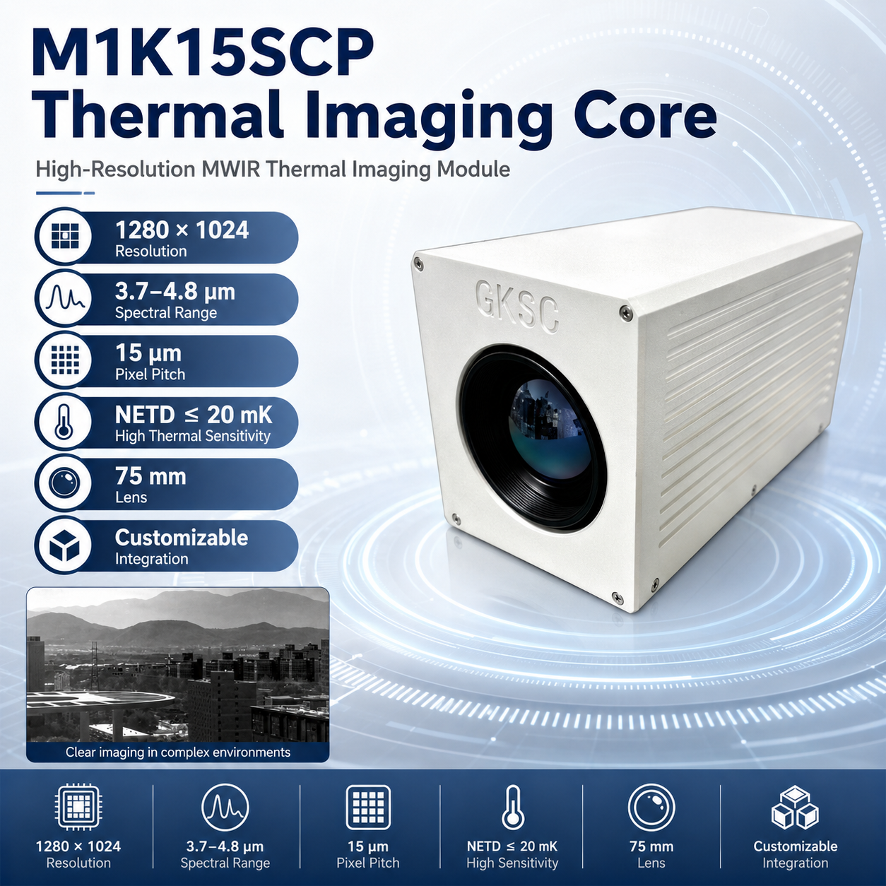 M1K15SCP Infrared Thermal Imaging Module - Image 2