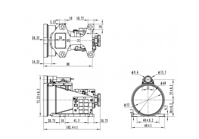 1510A 15km 1535nm Laser Rangefinding Module - Image 7
