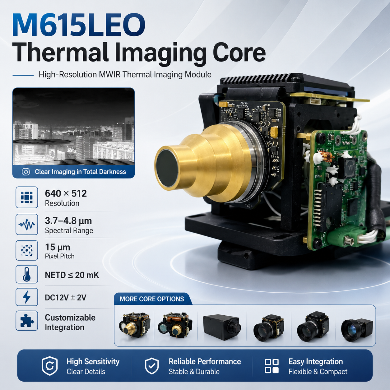 M615LEO Infrared Thermal Imaging Module
