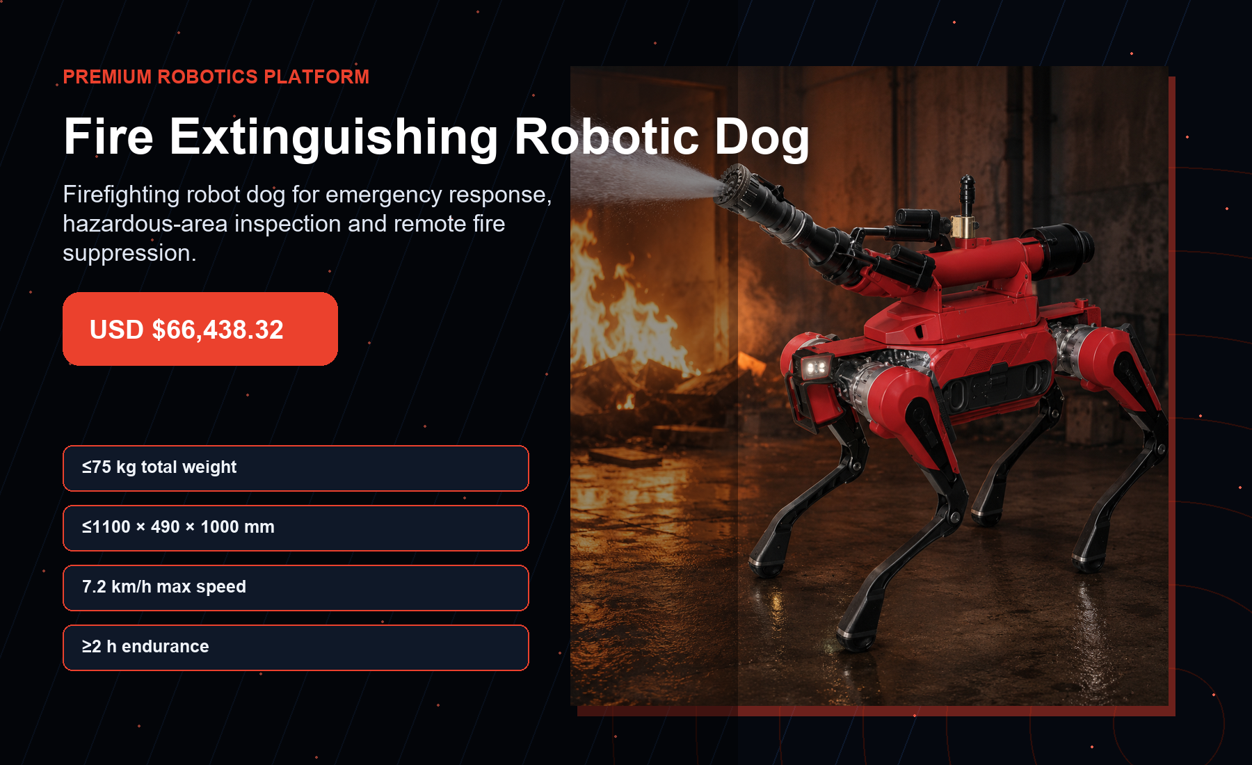 Fire Extinguishing Robotic Dog - Image 2